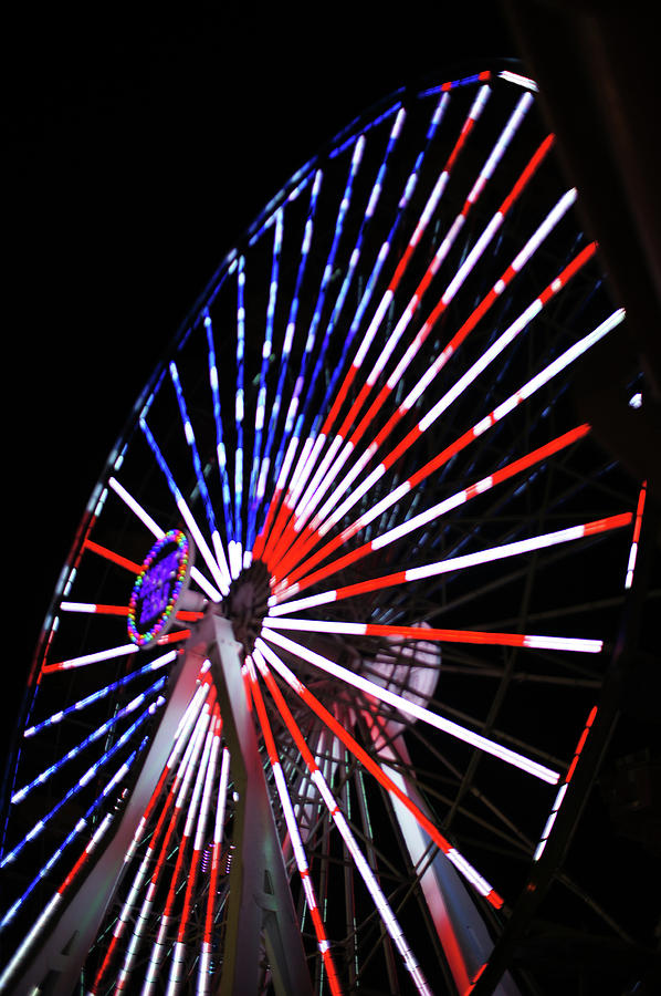 Ferris Wheel On Santa Monica Pier Photograph by Art Spectrum