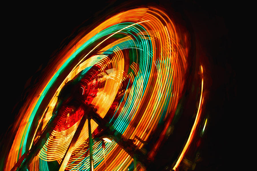 Ferris Wheel St Augustine Photograph by Rich Franco