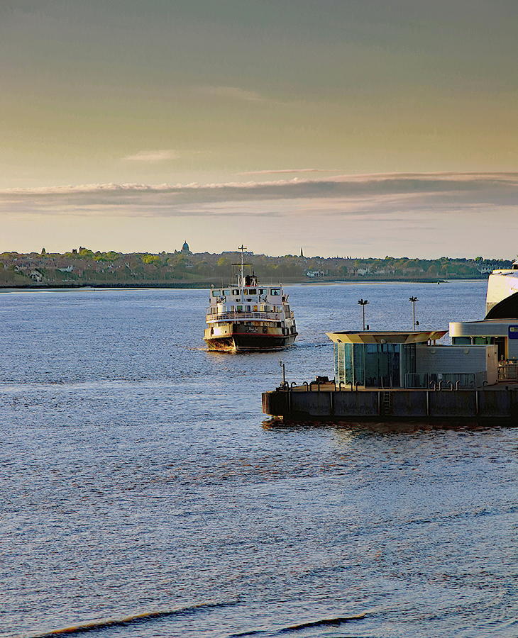Ferry Across The River Mersey Photograph