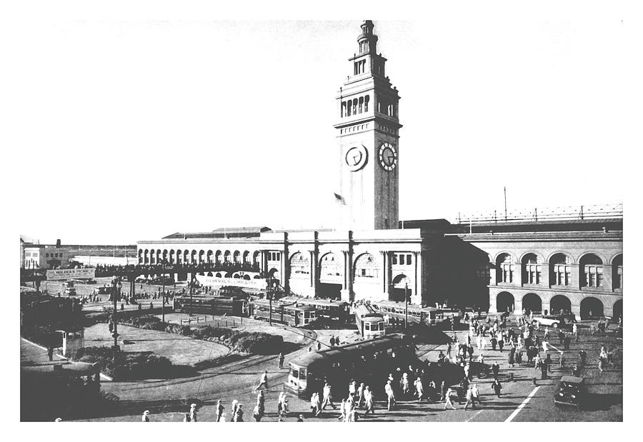Ferry Building, San Francisco, CA Painting by Unknown