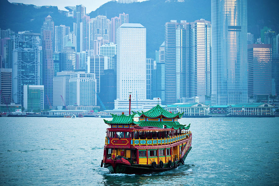 Ferry In Hong Kong Photograph by Traveler1116