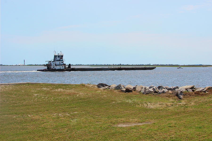 Ferry On Cape Fear River 2 Photograph