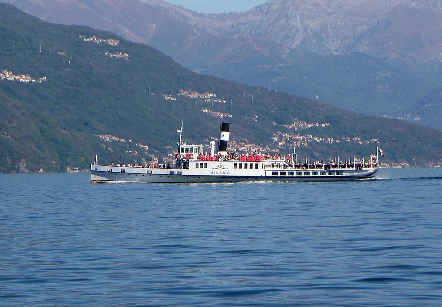 Ferry On Lake Como Photograph
