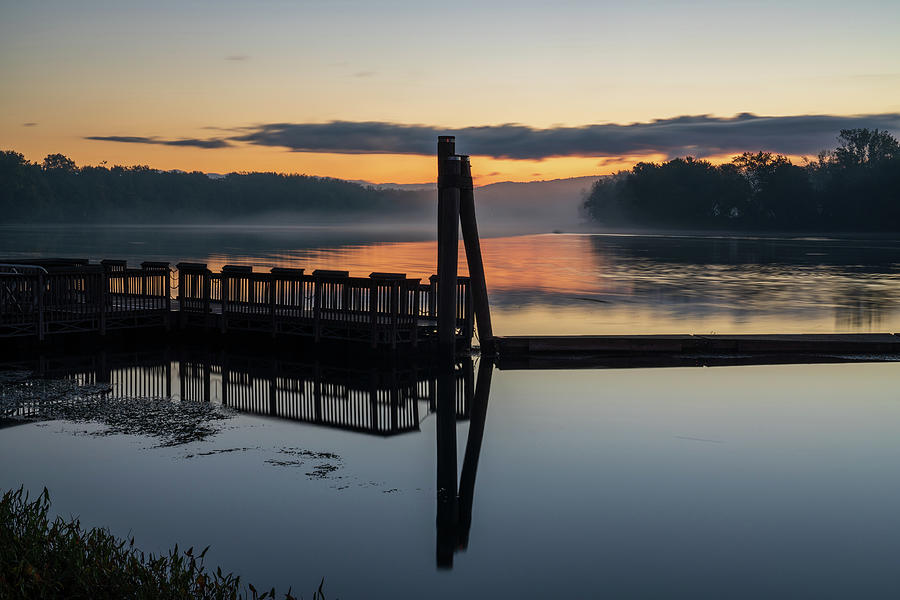 Ferry Park in Rocky Hill, CT at Sunrise  Photograph by Kyle Lee