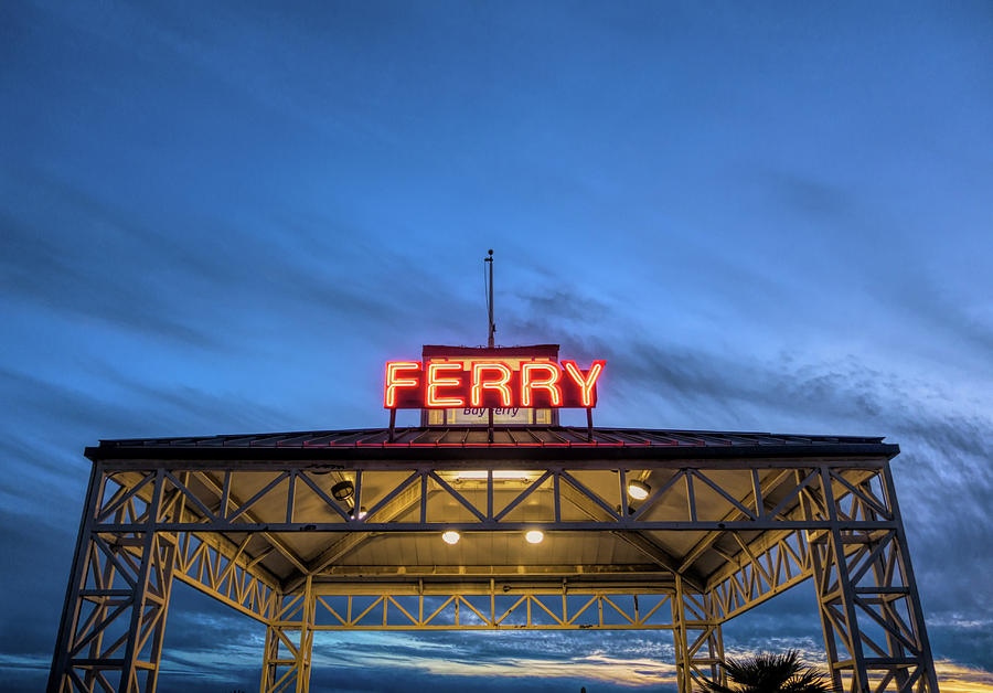 Architecture Photograph - Ferry Terminal At Dusk, Jack London by Panoramic Images