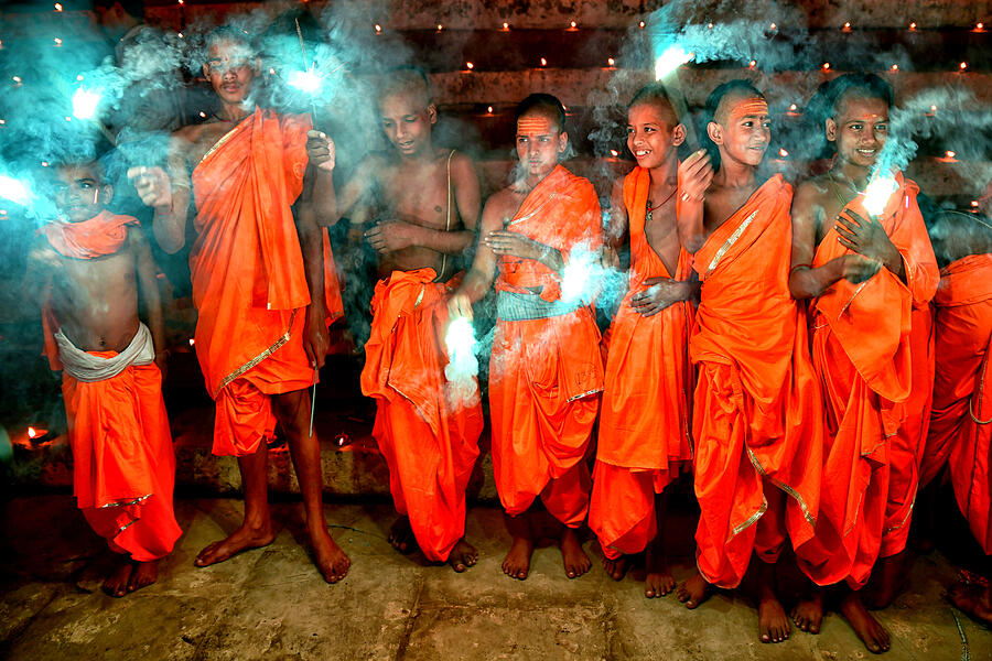 Festival Of Light2 Photograph by Shaibal Nandi