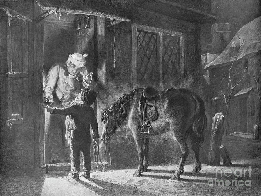 Fetching The Doctor Drawing by Print Collector Fetching The Doctor Drawing by Print Collector