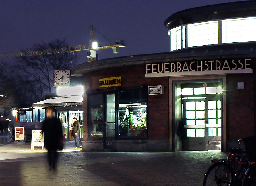 Feuerbachstrasse Station Mixed Media by Jonathan Thompson