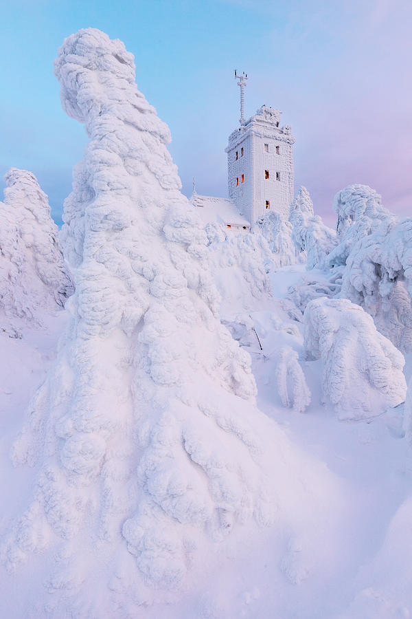 Winter Photograph - Fichtelberg by Christoph Schaarschmidt
