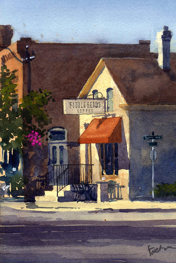 Fiddleheads, Morning Light by James Faecke Fiddleheads, Morning Light by James Faecke