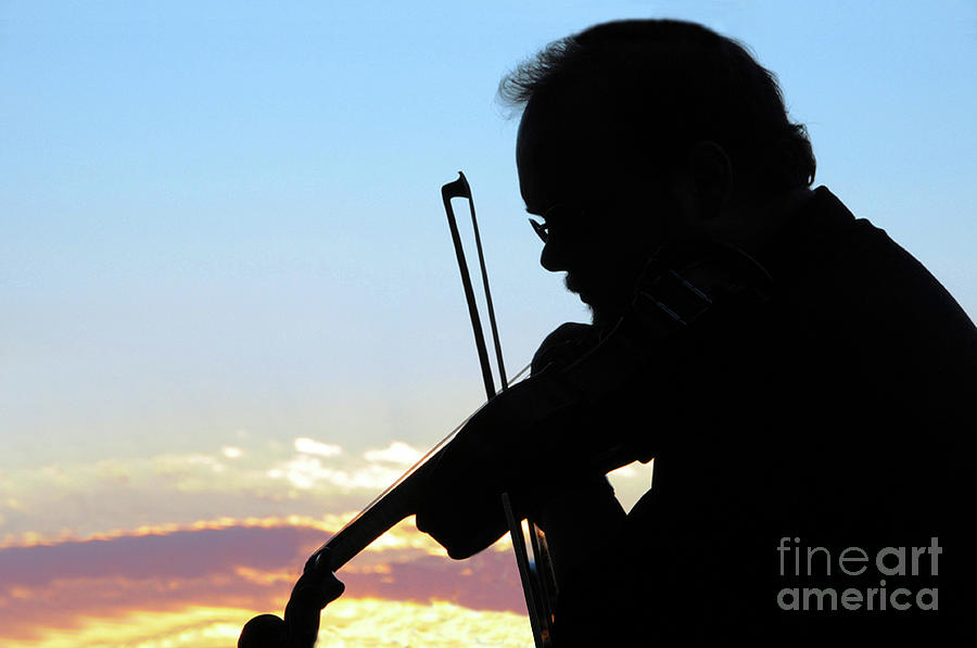 Music Photograph - Fiddler on the Roof by Rodger Painter