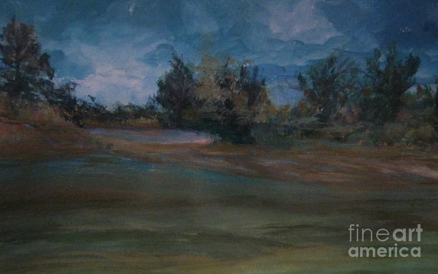 Field and Stream Painting by Stephanie Zelaya - Fine Art America