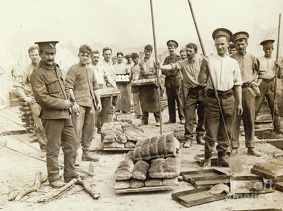 Field Bakery With Bakers And Bread Photograph by Bettmann Field Bakery With Bakers And Bread Photograph by Bettmann