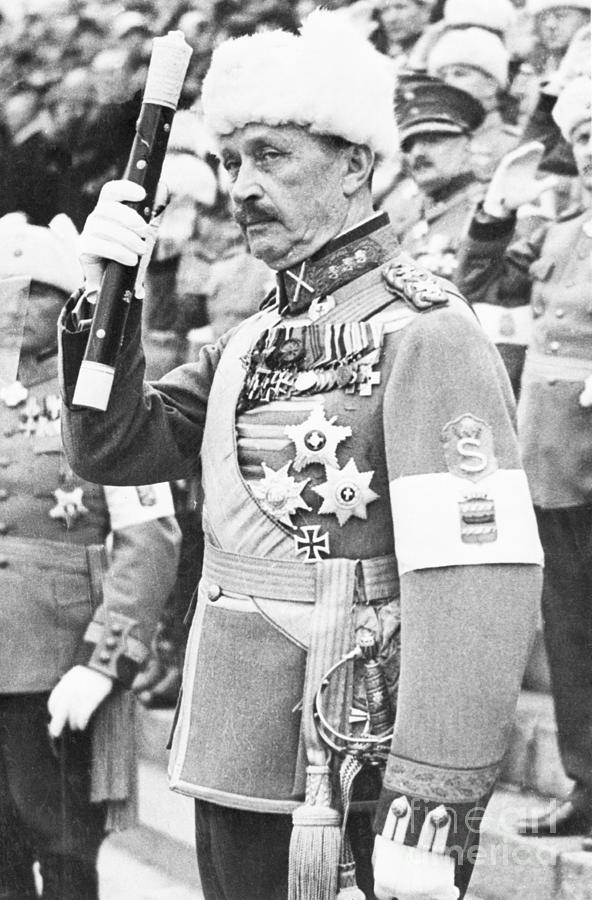 Field Marshal Carl Gustaf Mannerheim Photograph by Bettmann