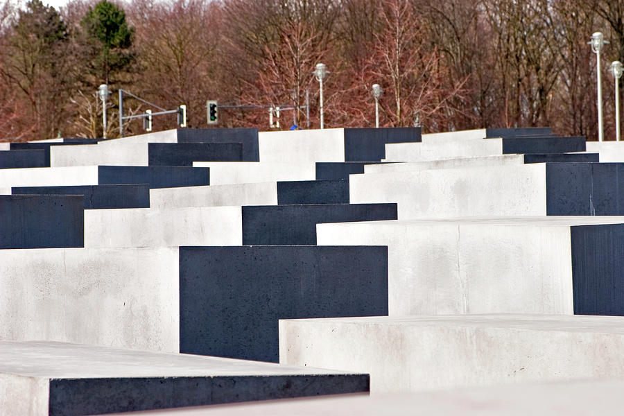 Architecture Photograph - Field Of Stelae Memorial In Berlin, Germany by Jalag / Annette Falck