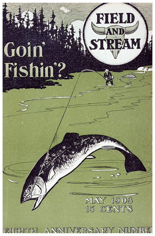 Field & Stream Magazine Cover May 1903 Painting by Field & Stream