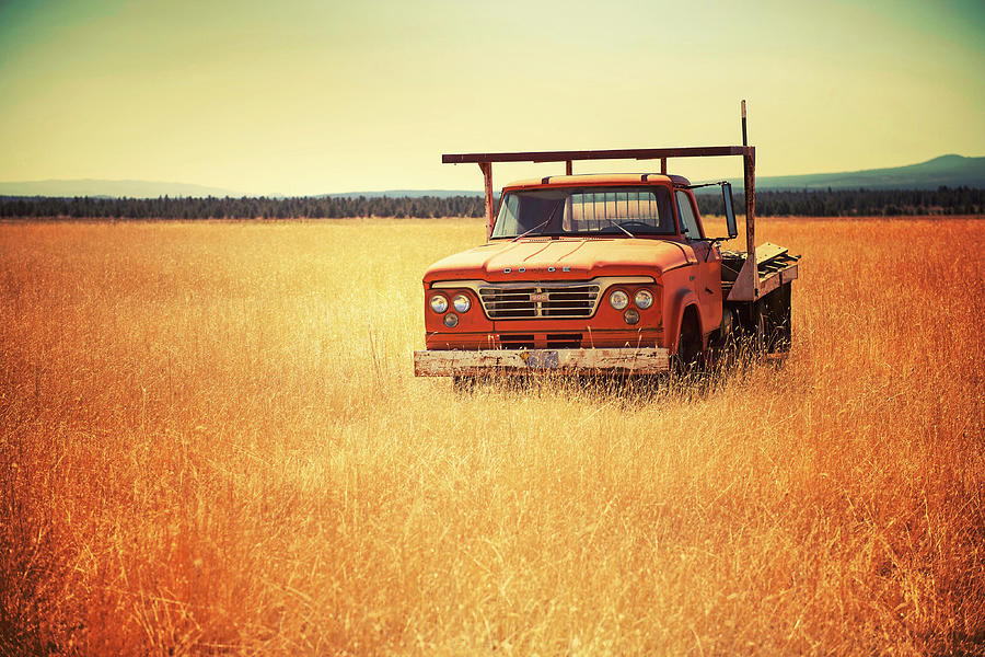 Transportation Photograph - Field Truck by Lance Kuehne