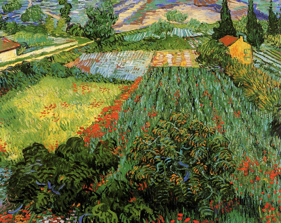 Field with Poppies Painting by 