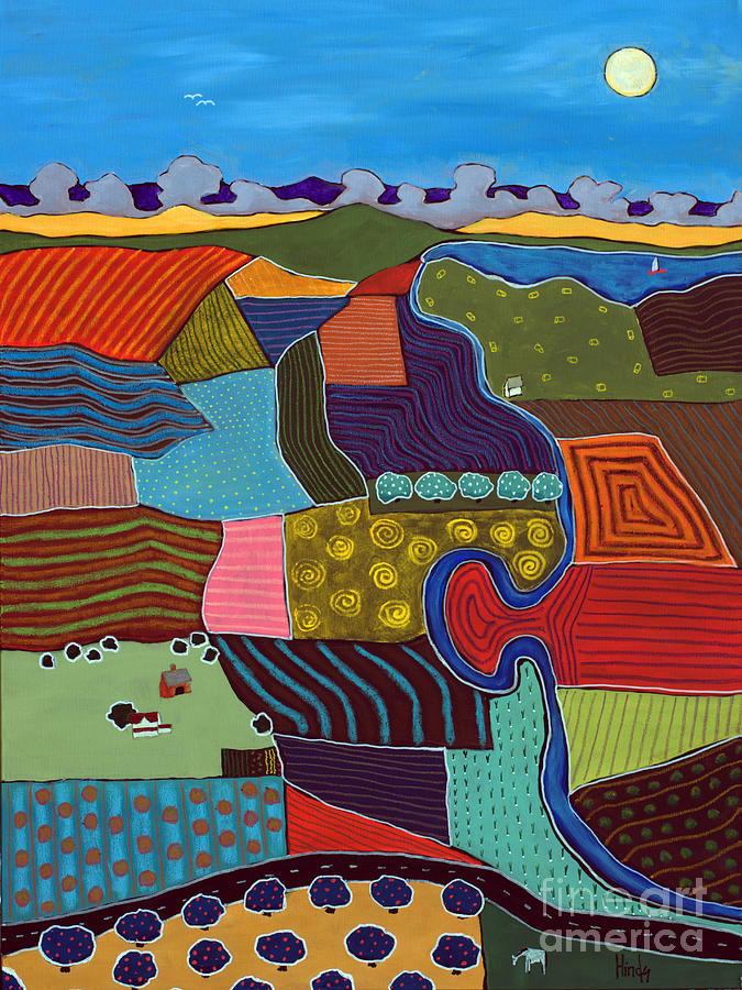 Fields Mixed Media by David Hinds