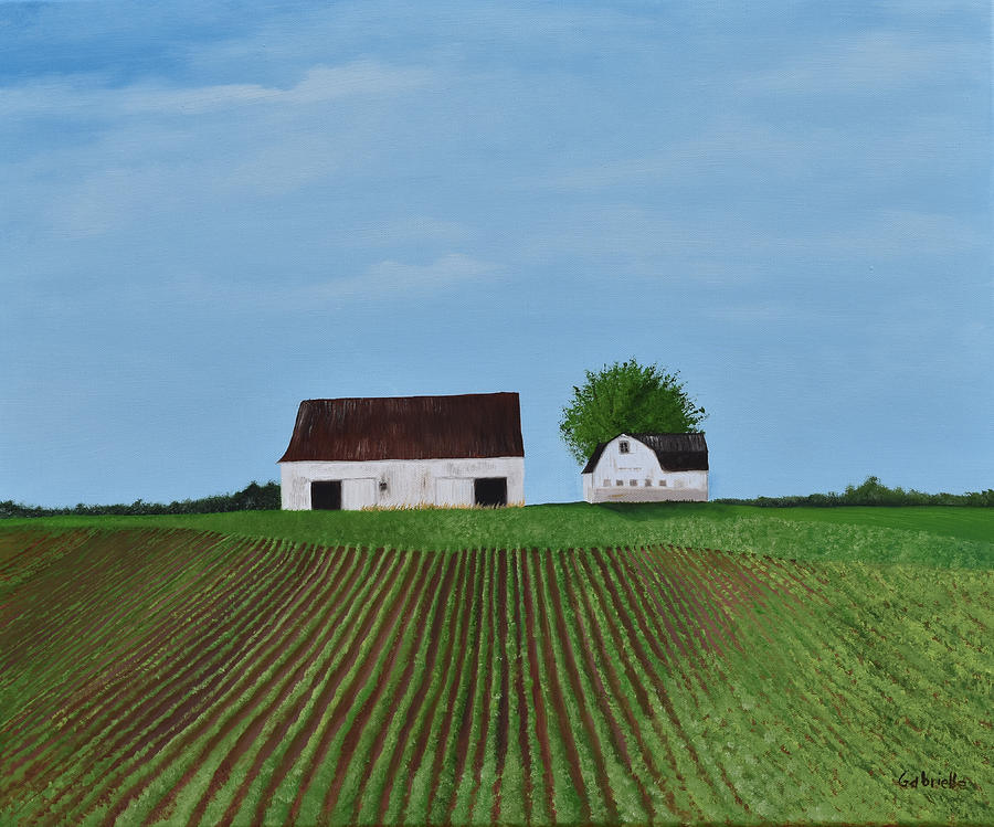 Fields Painting by Gabrielle Munoz