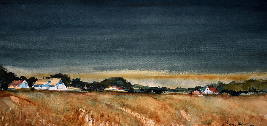 Farm Painting - Fields of Grain by Charles Rowland