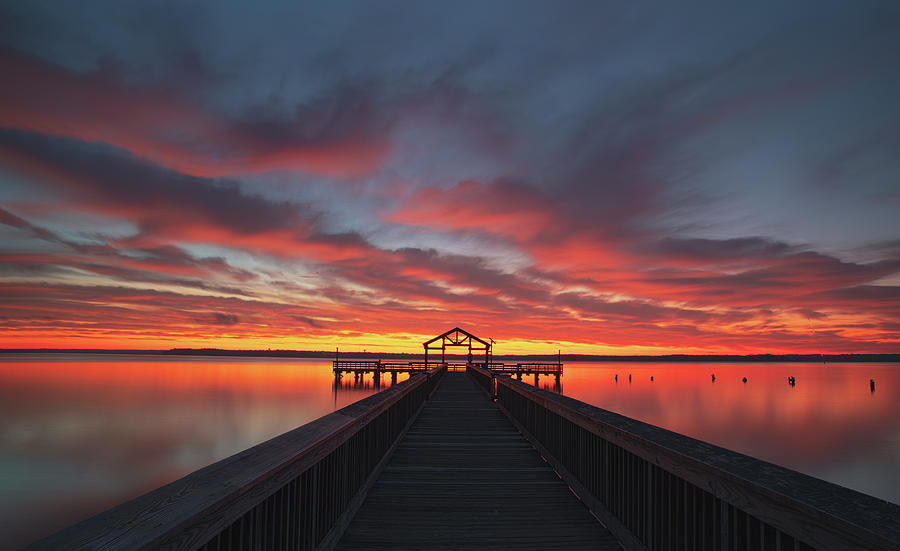 Fiery Morning Photograph by Art Cole