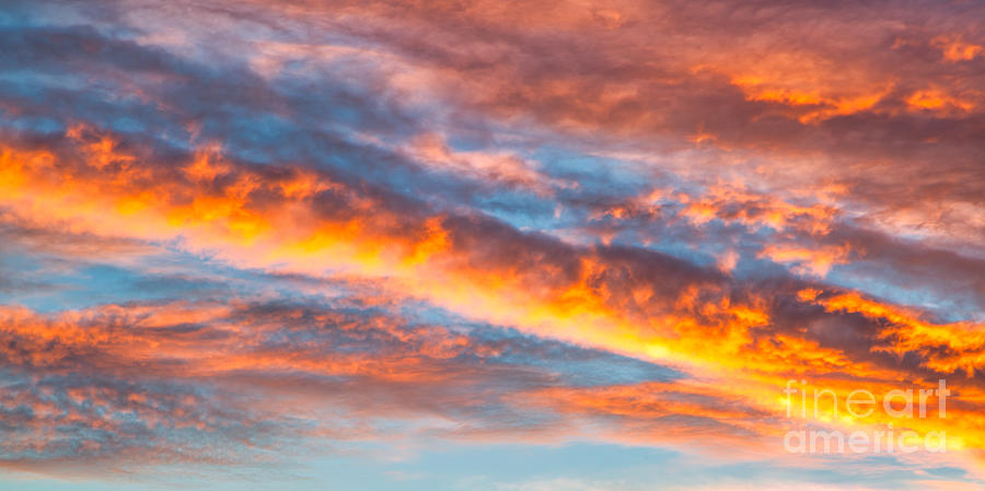 Fiery Sunrise Photograph by Bruce Block Fiery Sunrise Photograph by Bruce Block