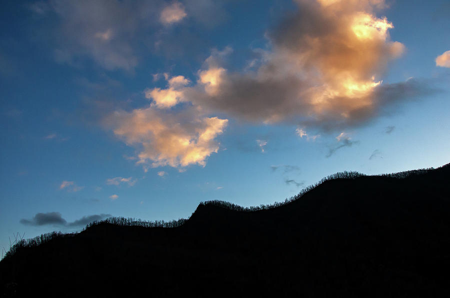 Fiery Sunset over the Ridge Photograph by Dimitris Sivyllis - Fine Art ...