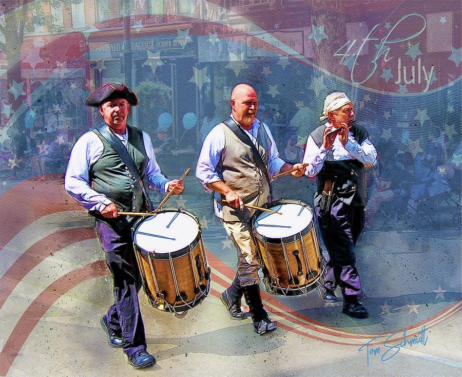 Fife and Drums Corp Digital Art by Tom Schmidt