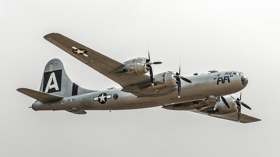 FiFi Boeing B-29 Bomber Flying Superfortress in-flight color Photograph ...