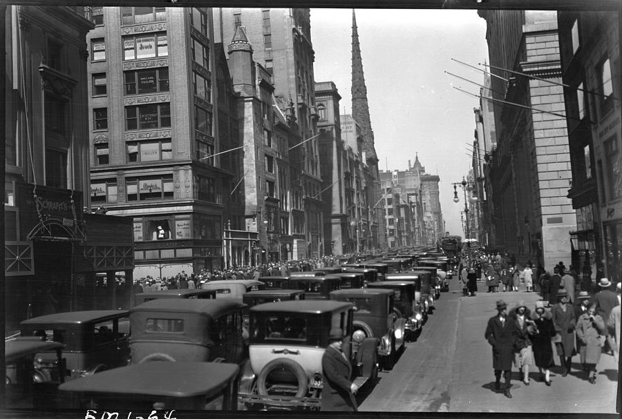 Fifth Avenue & 46th Street Photograph by The New York Historical Society
