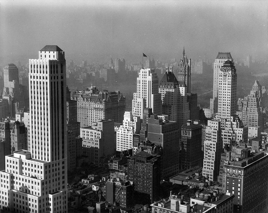 Fifth Avenue Hotels & Buildings Looking Photograph by The New York Historical Society