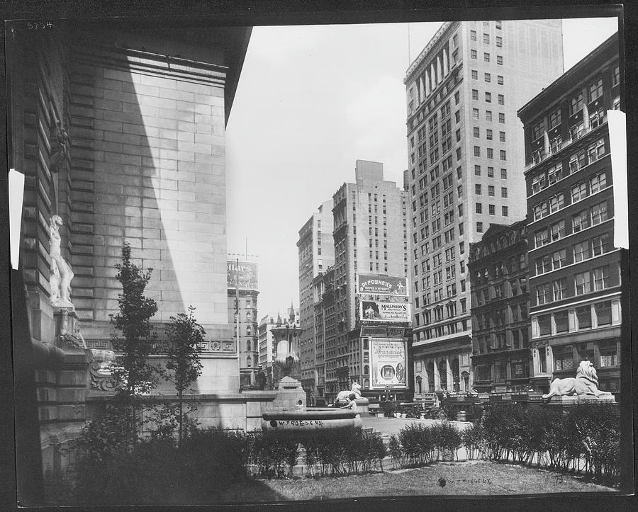 Fifth Avenue Looking Towards 42nd Street Photograph By The New York 