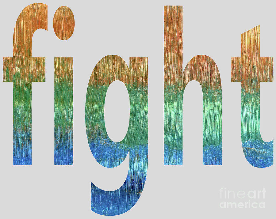 Fight Digital Art by Corinne Carroll