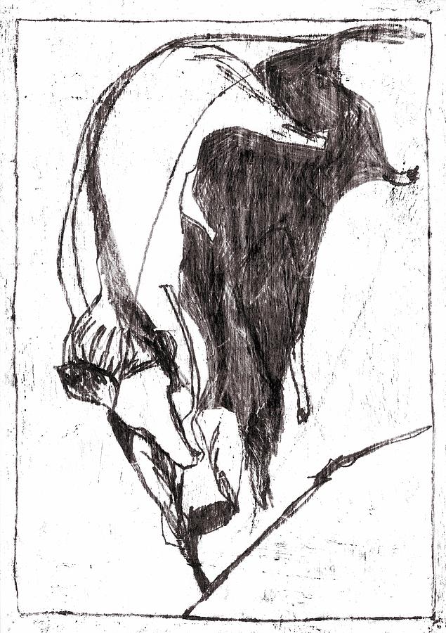 Fighting rats Drawing by Edgeworth Johnstone