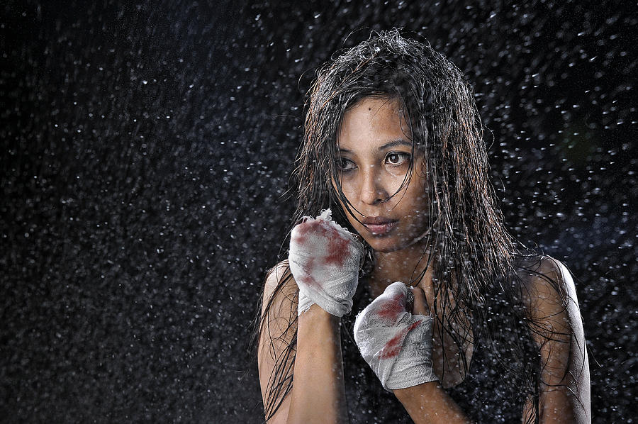 Fighting Woman Photograph by M Salim Bhayangkara - Fine Art America