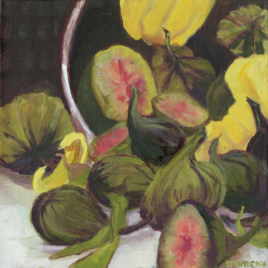 Fruit Painting - Figs II by Silvia Rutledge