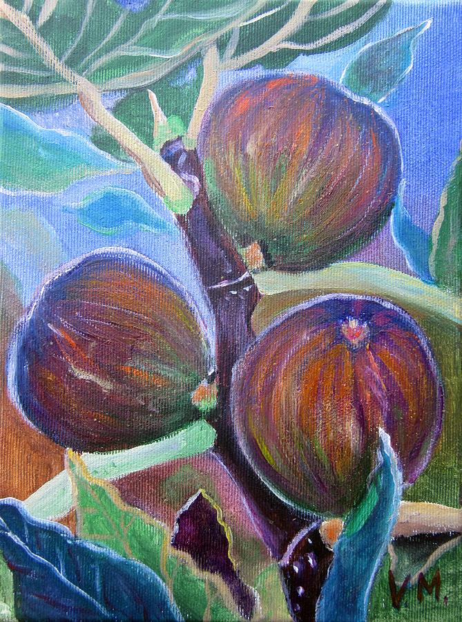 Figs II Painting by Vesna Martinjak