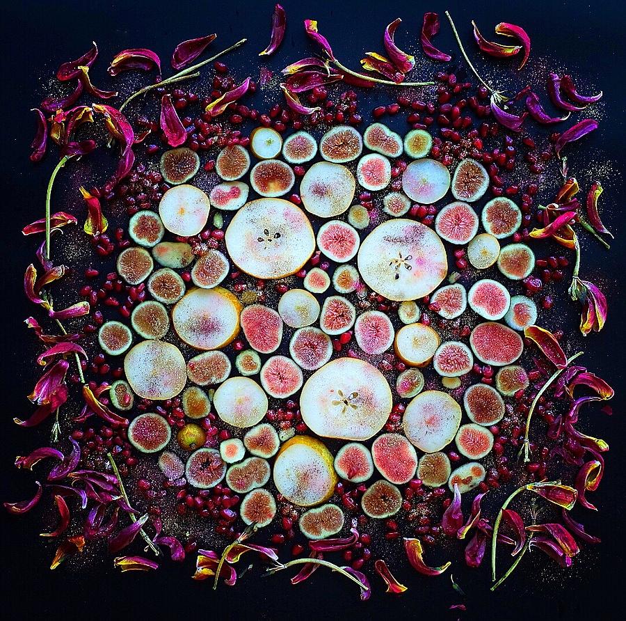 Figs Pears and Pomegranates by Sarah Phillips Figs Pears and Pomegranates by Sarah Phillips