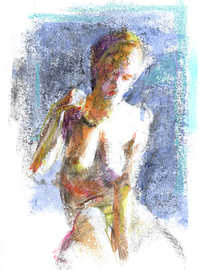 Nude Mixed Media - Untitled #819 by Chris N Rohrbach