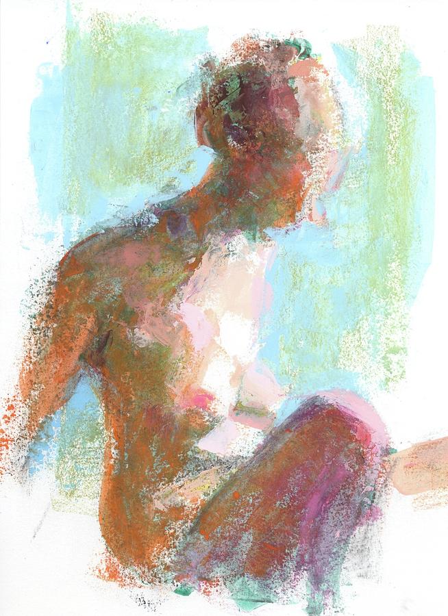Nude Painting - Figure 182510DP by Chris N Rohrbach