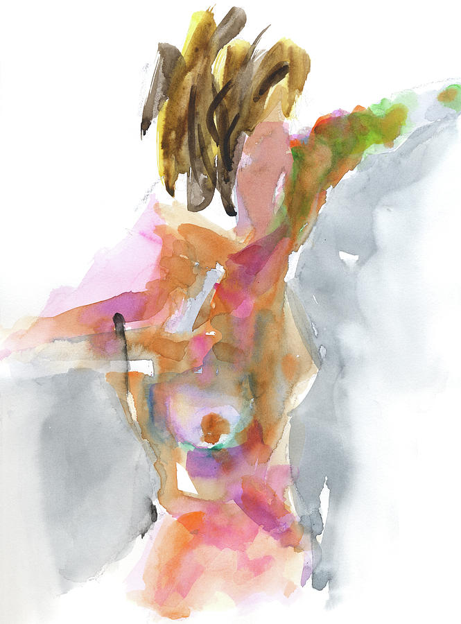 Nude Painting - Untitled #923 by Chris N Rohrbach