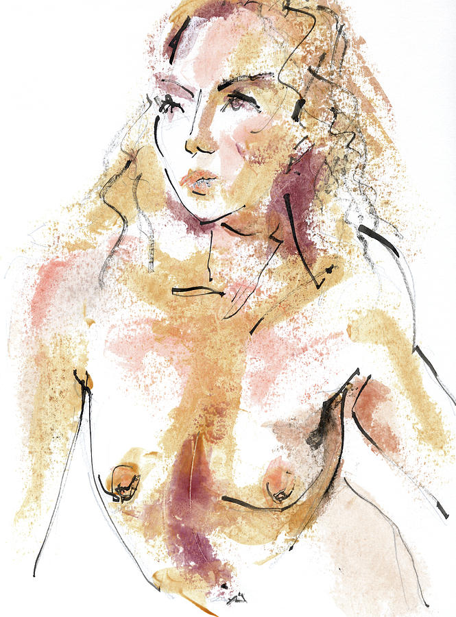 Nude Painting - Untitled #967 by Chris N Rohrbach