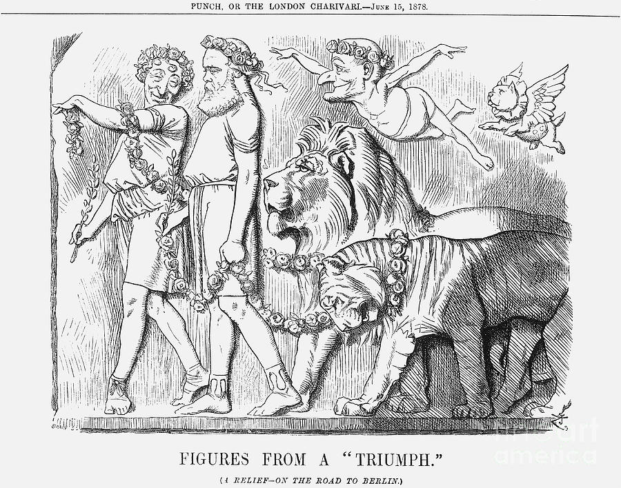 John Tenniel Drawing - Figures From A Triumph, 1878. Artist by Print Collector