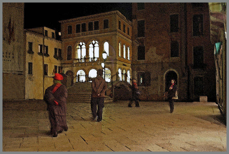 Figures in the Piazza by Guy Ciarcia Figures in the Piazza by Guy Ciarcia