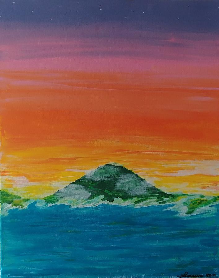 Polynesian Island Painting - Filemu O Le Mafaufau by Jennifer Lawrence