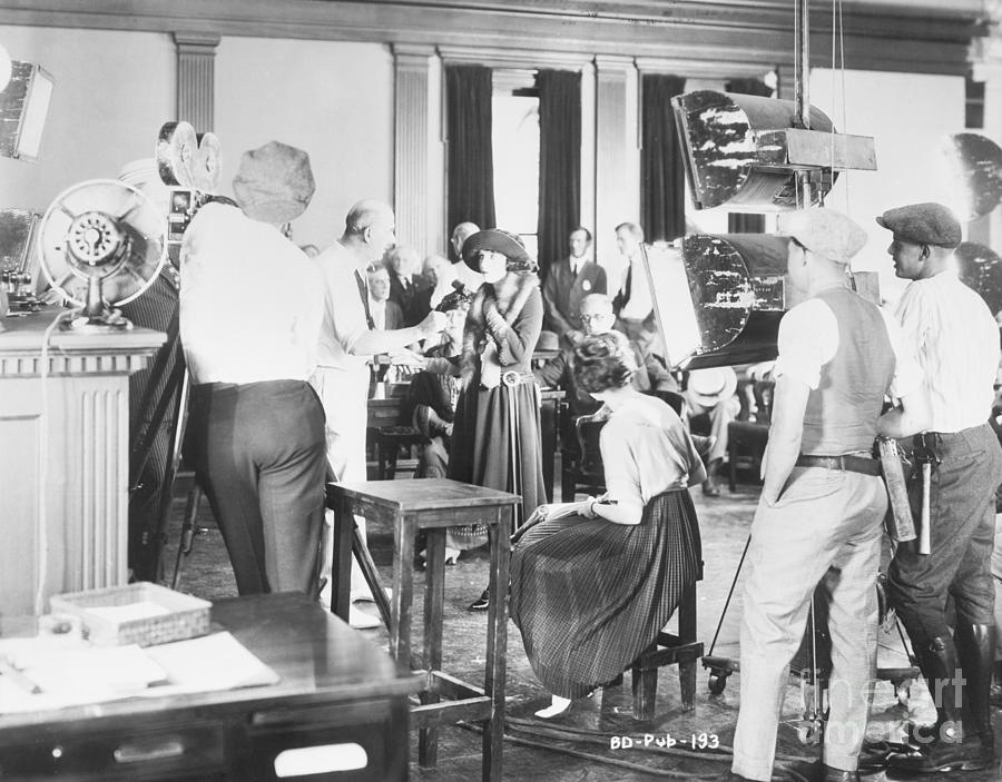 Filming A Hollywood Movie Photograph by Bettmann