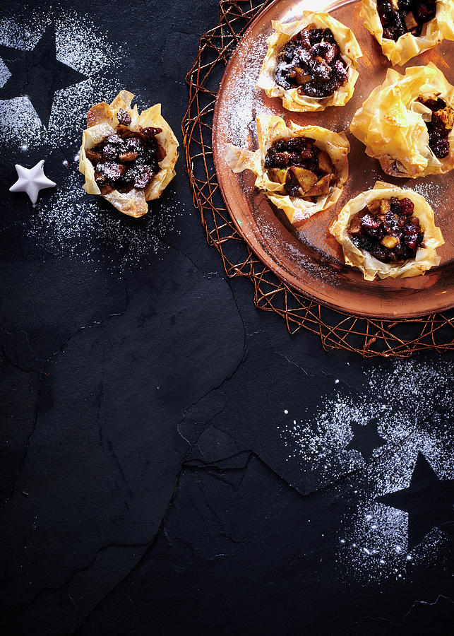 Filo Pastry Mince Pies Photograph by Great Stock!