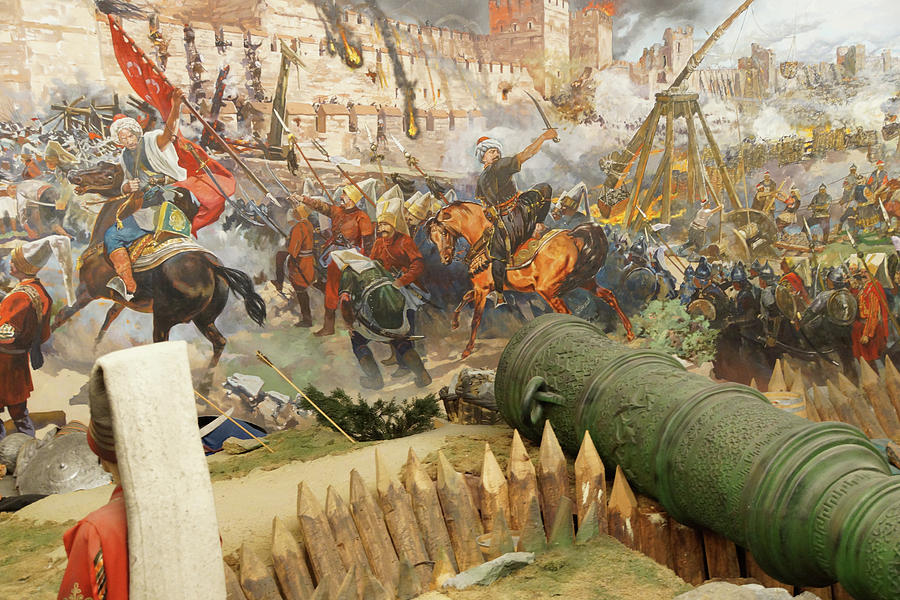 Final assault and the fall of Constantinople in 145 Photograph by Steve Estvanik