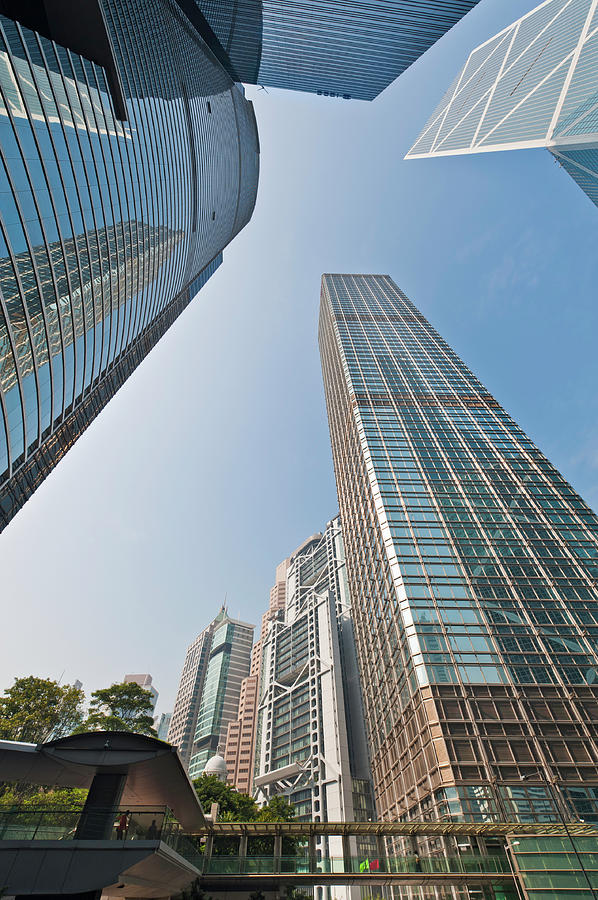 Financial District Downtown Skyscrapers Photograph by Fotovoyager Financial District Downtown Skyscrapers Photograph by Fotovoyager